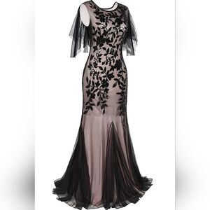 Scarlett Black Floral Maxi Dress